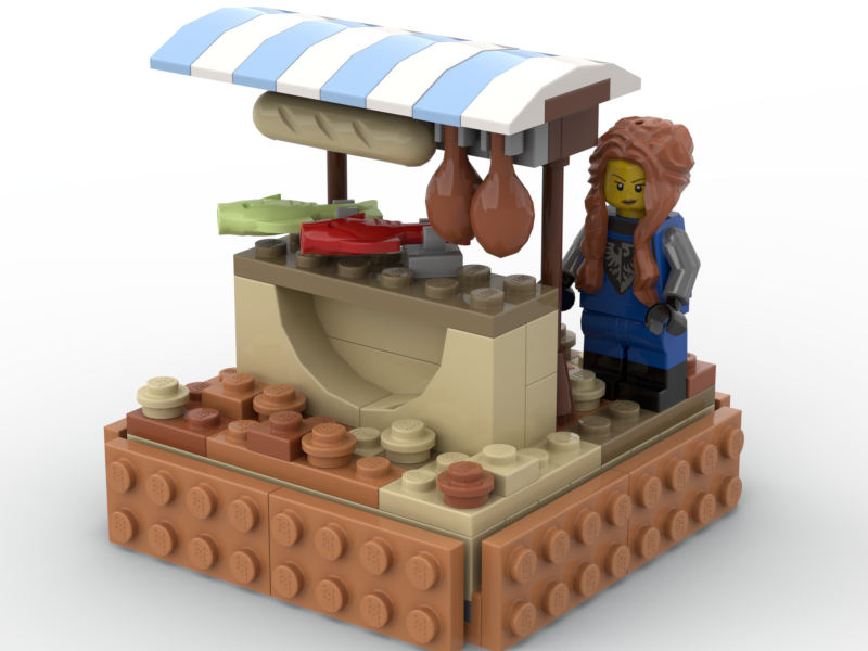 Medieval food stall